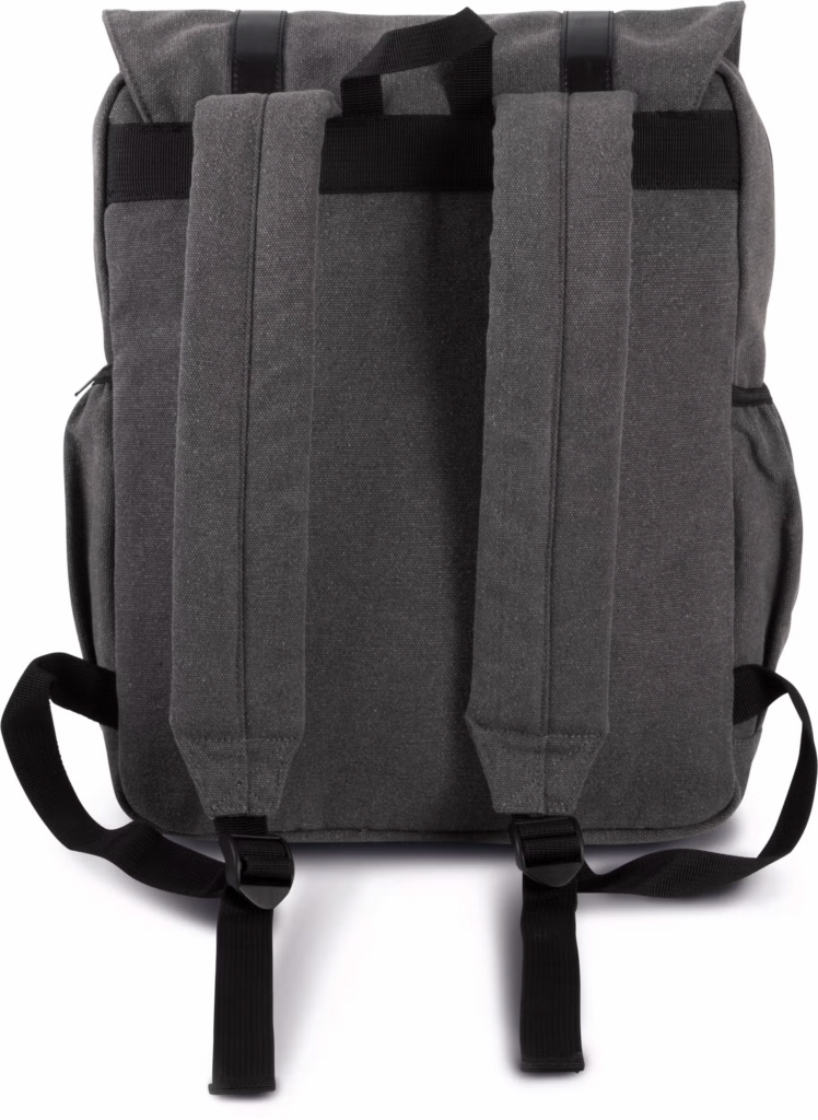 Sac à dos en toile à rabat