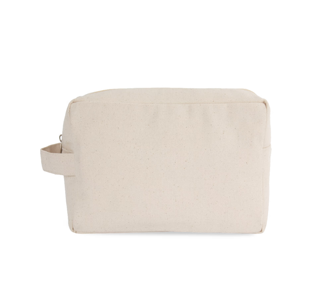 Trousse de toilette en coton biologique