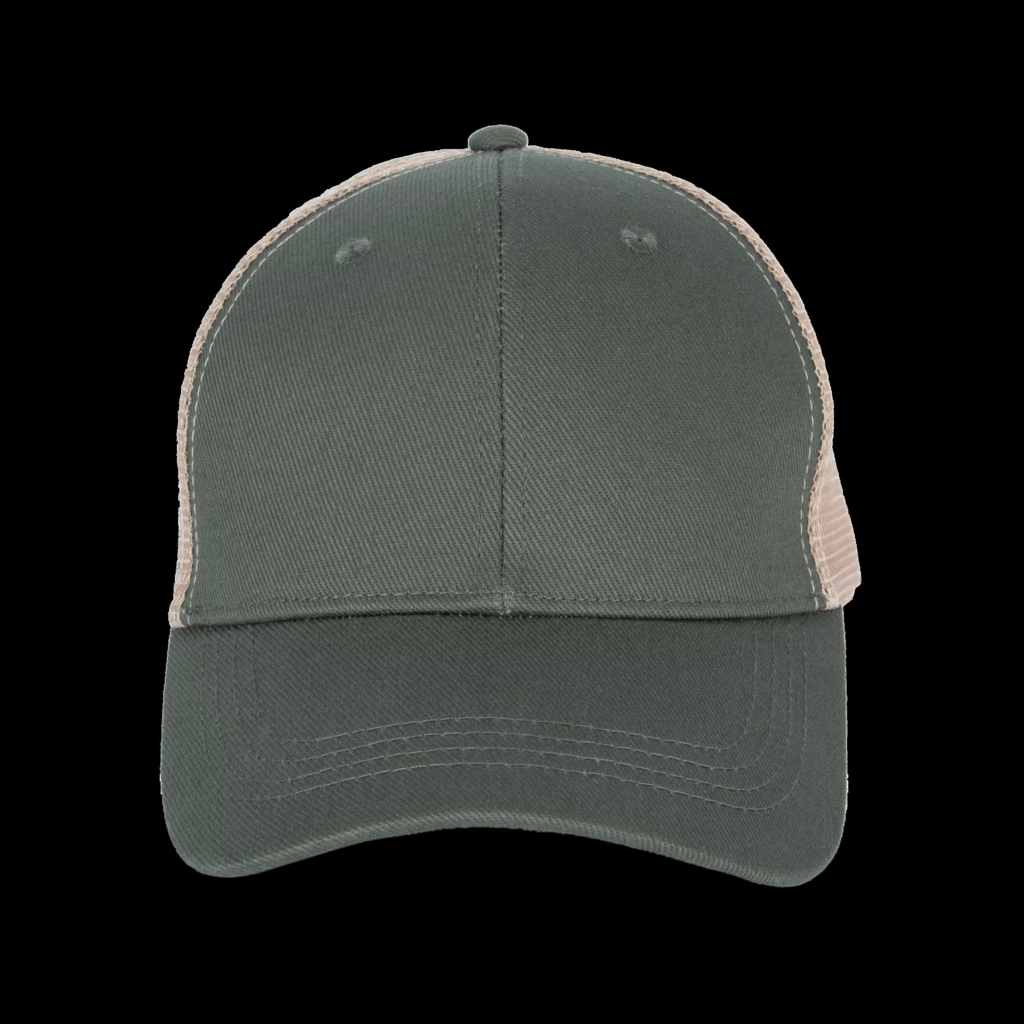Casquette trucker écoresponsable 6 panneaux unisexe