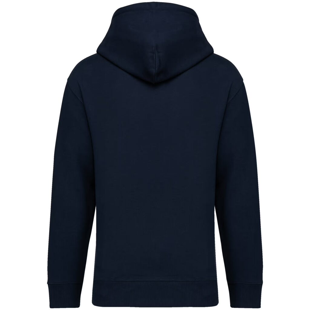 Sweat-shirt écoresponsable à capuche à épaules tombantes French Terry unisexe