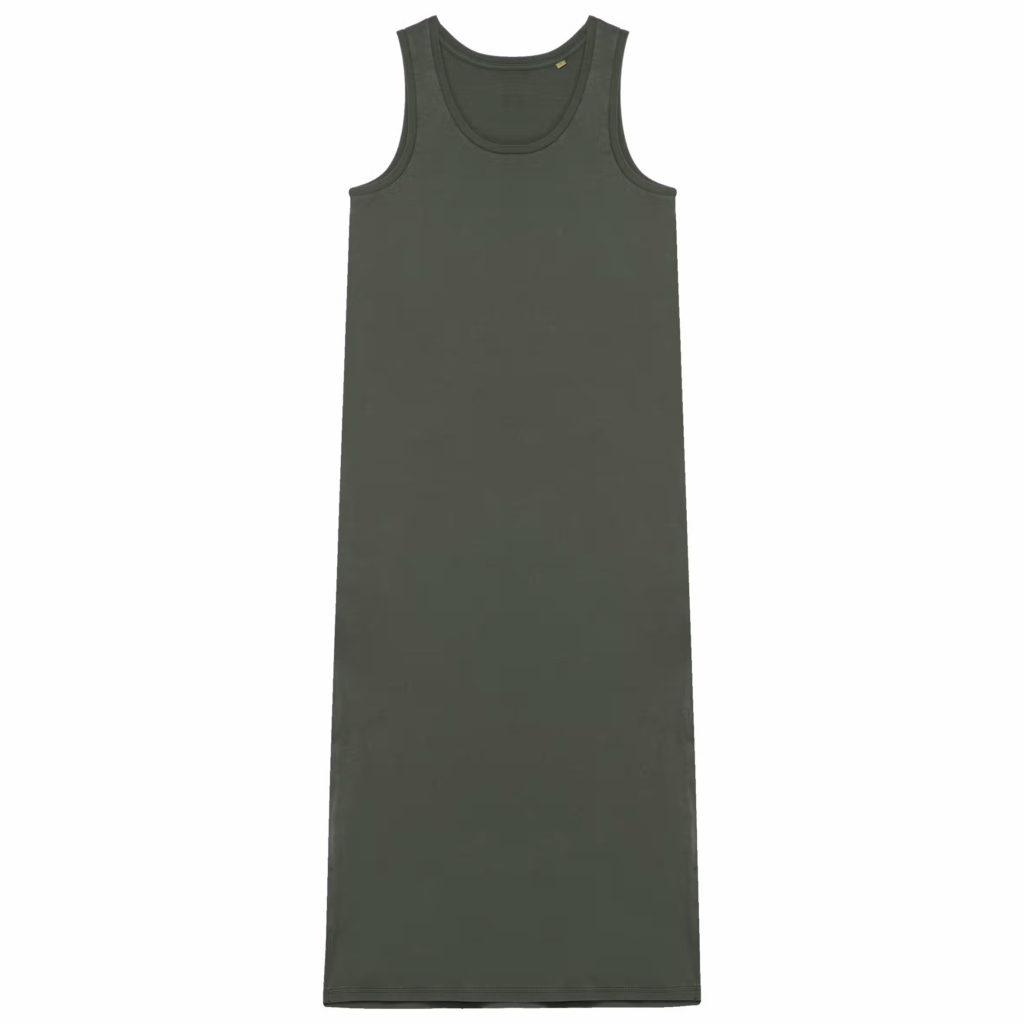 Robe écoresponsable délavée en jersey femme