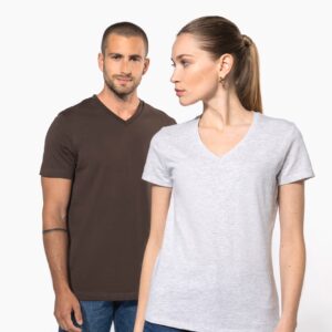 T-shirt col V manches courtes femme – Image 7