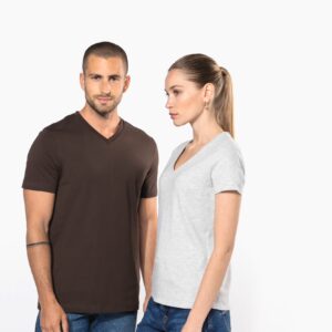 T-shirt col V manches courtes femme – Image 8