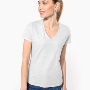 T-shirt col V manches courtes femme – Image 6