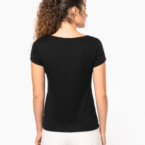 T-shirt col bateau manches courtes femme – Image 2