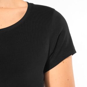 T-shirt col bateau manches courtes femme – Image 3