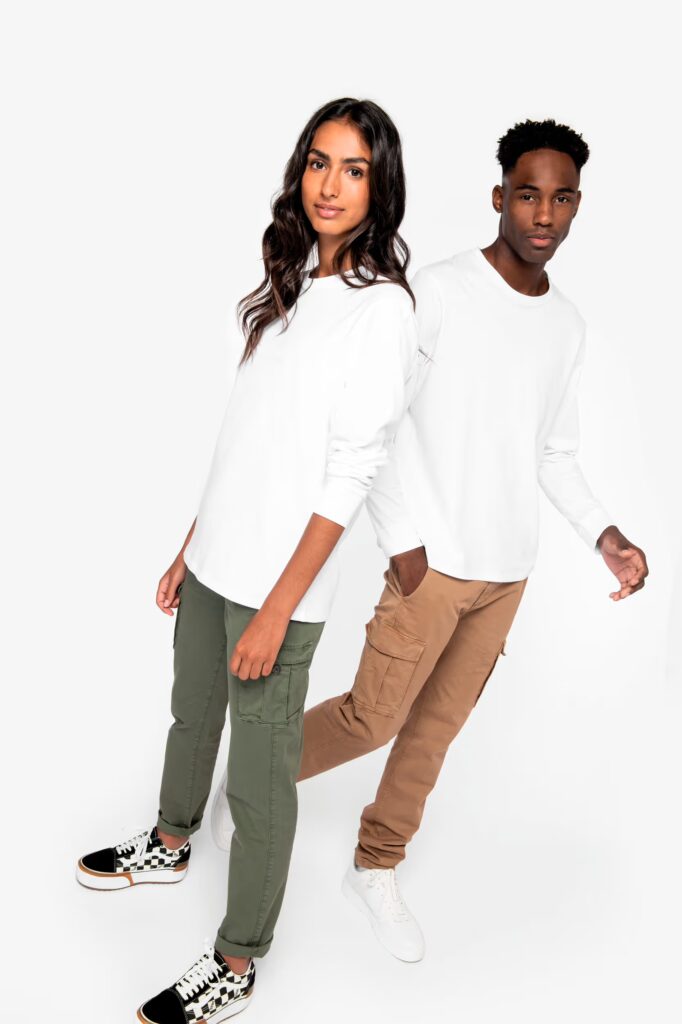 Pantalon cargo écoresponsable délavé homme