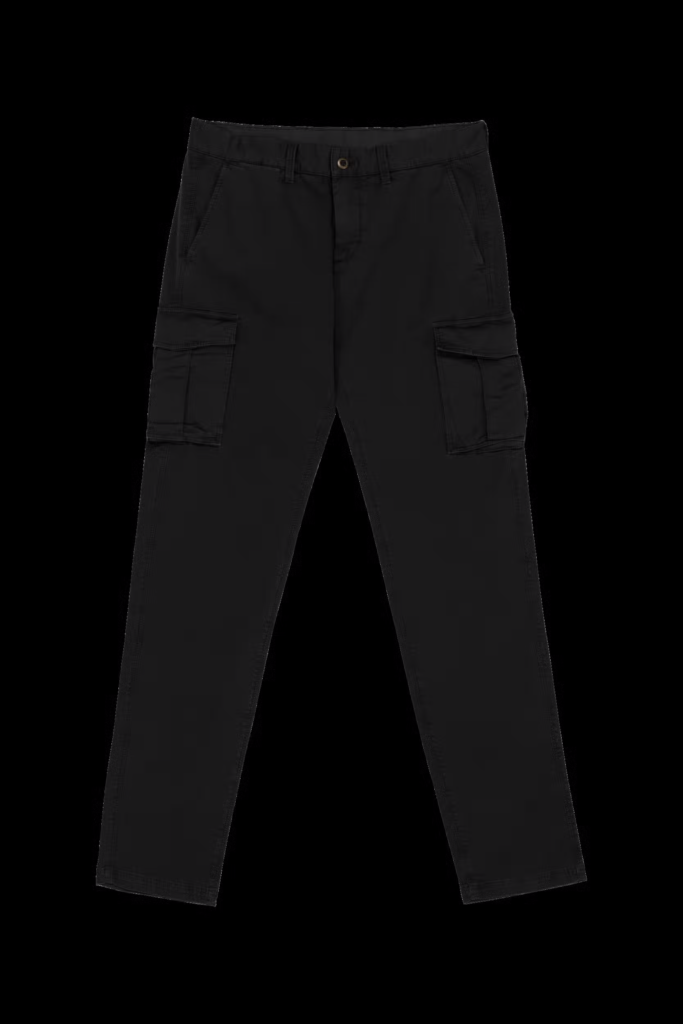 Pantalon cargo écoresponsable délavé homme