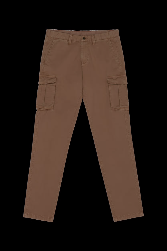 Pantalon cargo écoresponsable délavé homme