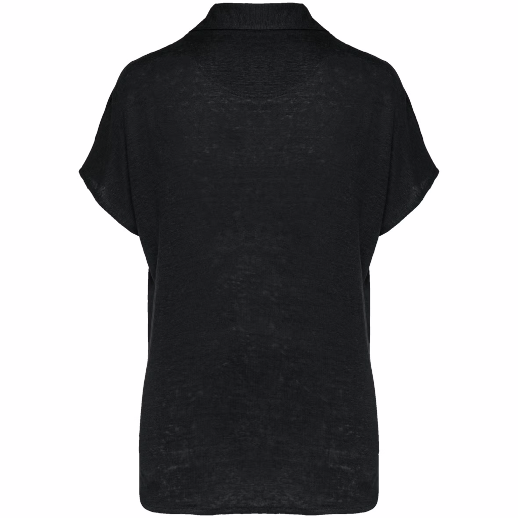 Polo en lin femme