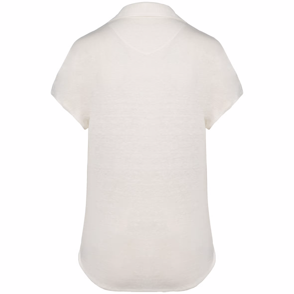 Polo en lin femme