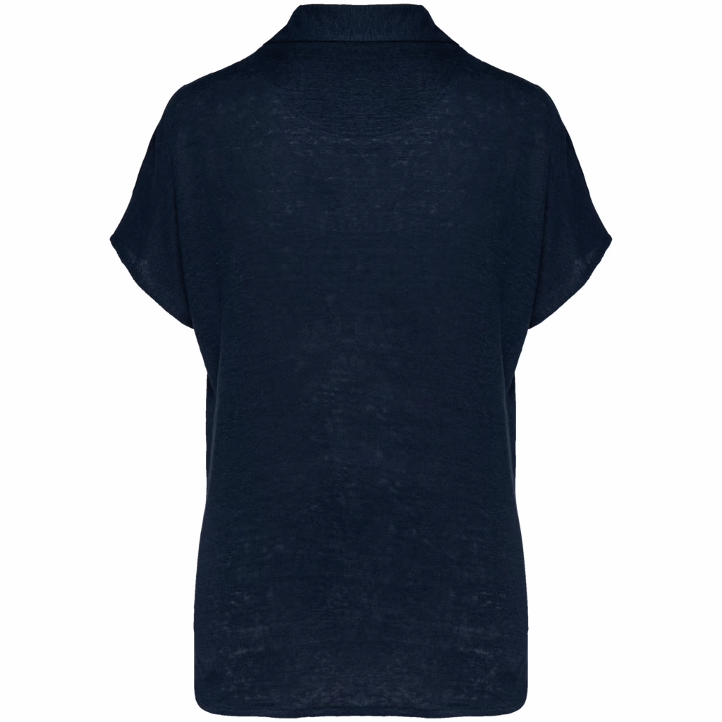 Polo en lin femme