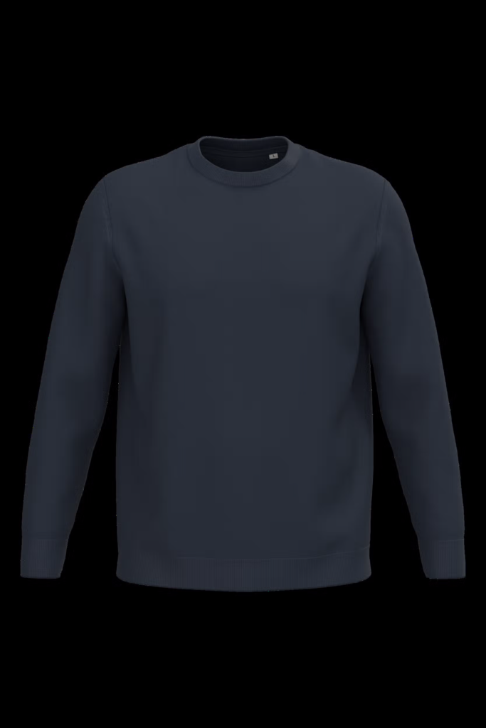 Pull écoresponsable à col rond homme