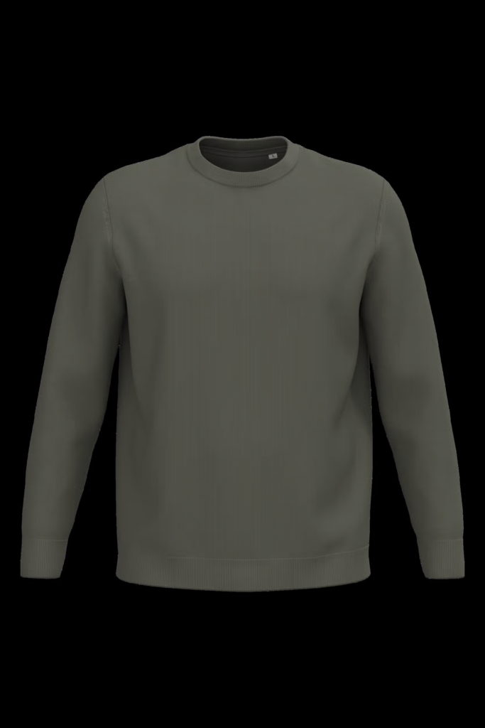 Pull écoresponsable à col rond homme