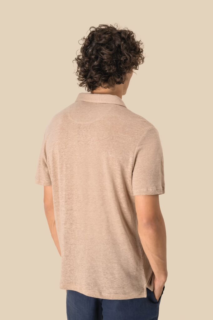 Polo en lin homme