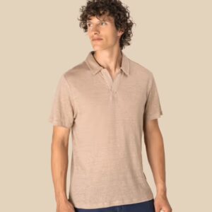 Polo en lin homme – Image 1