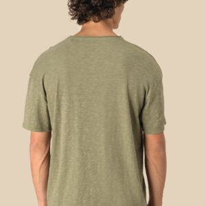 T-shirt écoresponsable col slub à épaules tombantes homme – Image 5
