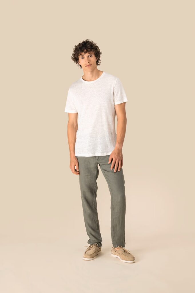 T-shirt en lin homme