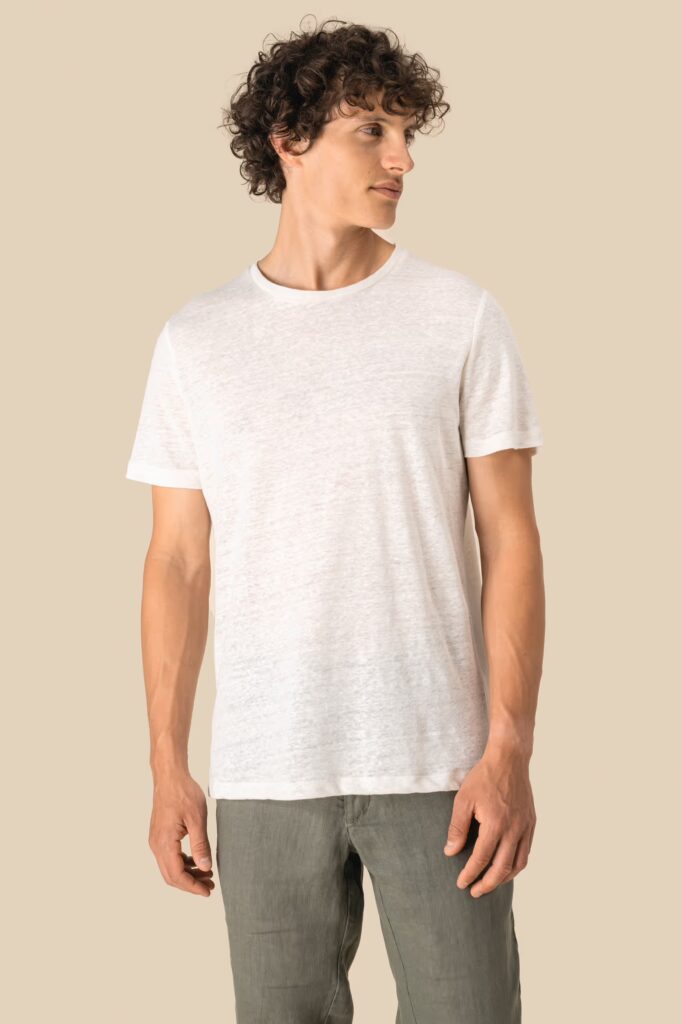 T-shirt en lin homme