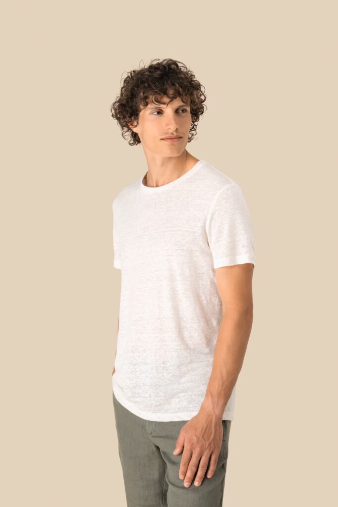 T-shirt en lin homme