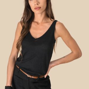 Débardeur en lin femme – Image 3