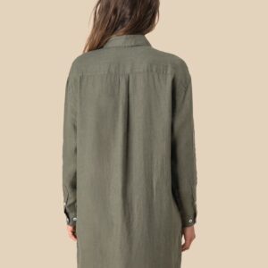 Robe chemise en lin femme – Image 3