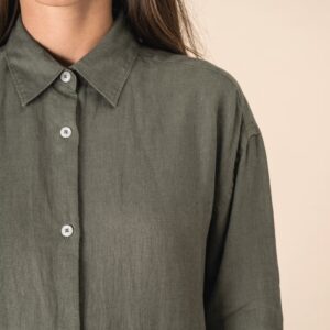 Robe chemise en lin femme – Image 4