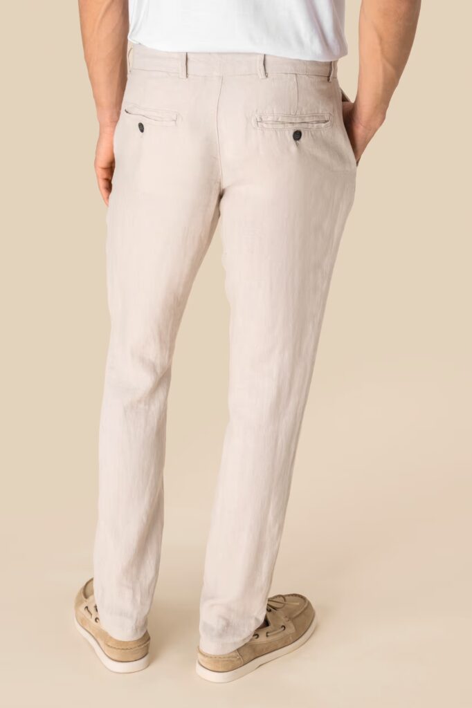 Pantalon en lin homme