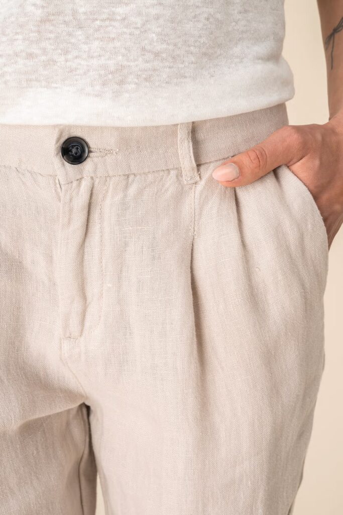 Pantalon en lin femme