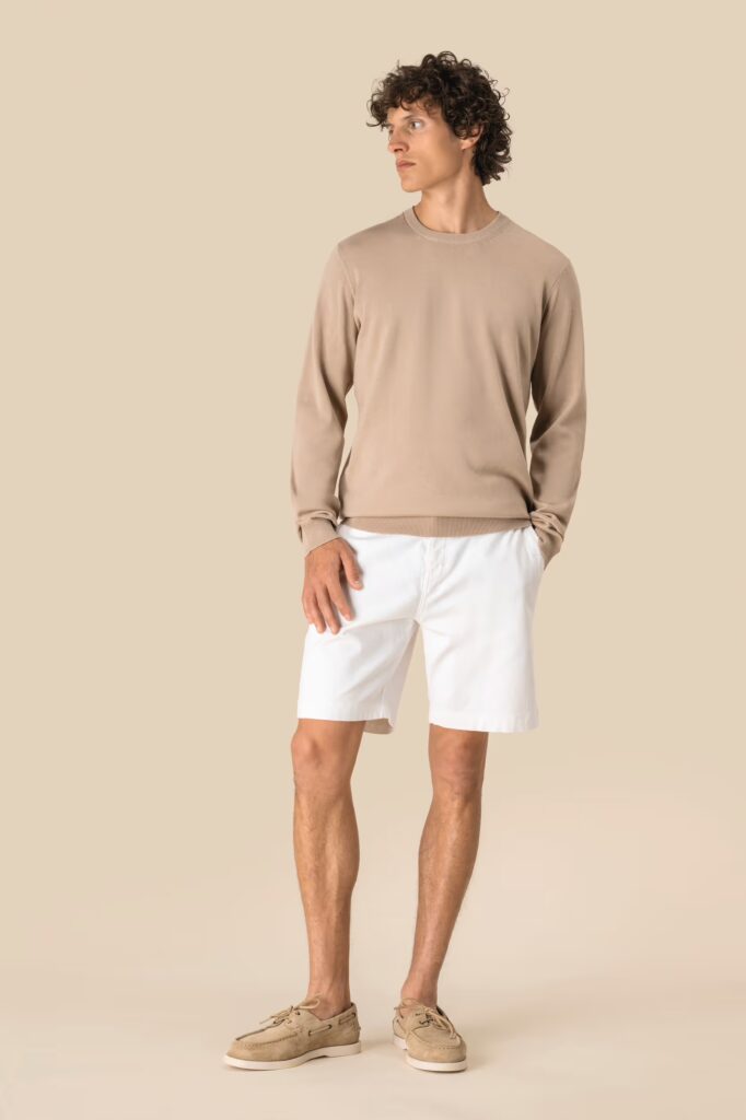 Pull écoresponsable à col rond homme