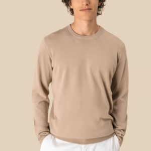 Pull écoresponsable à col rond homme – Image 1