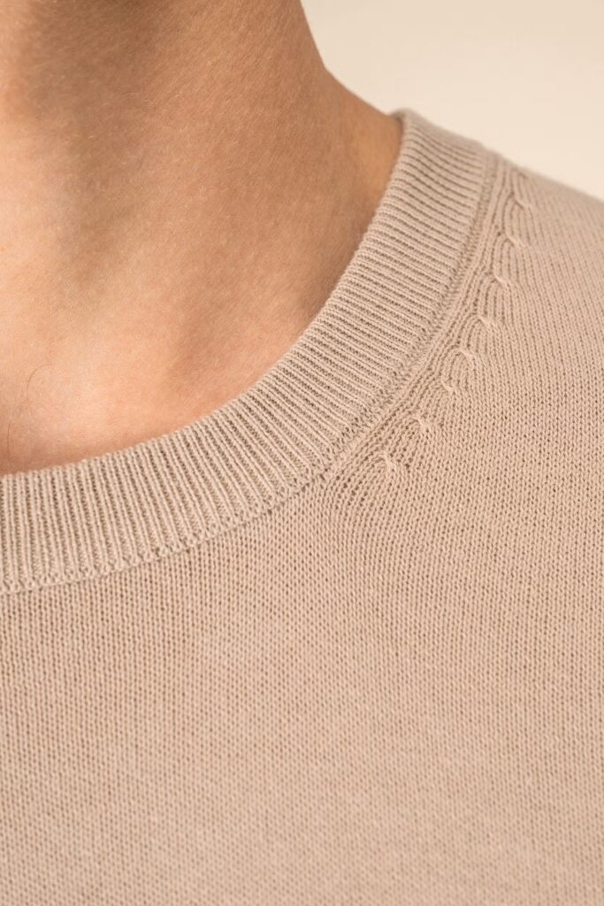 Pull écoresponsable à col rond homme