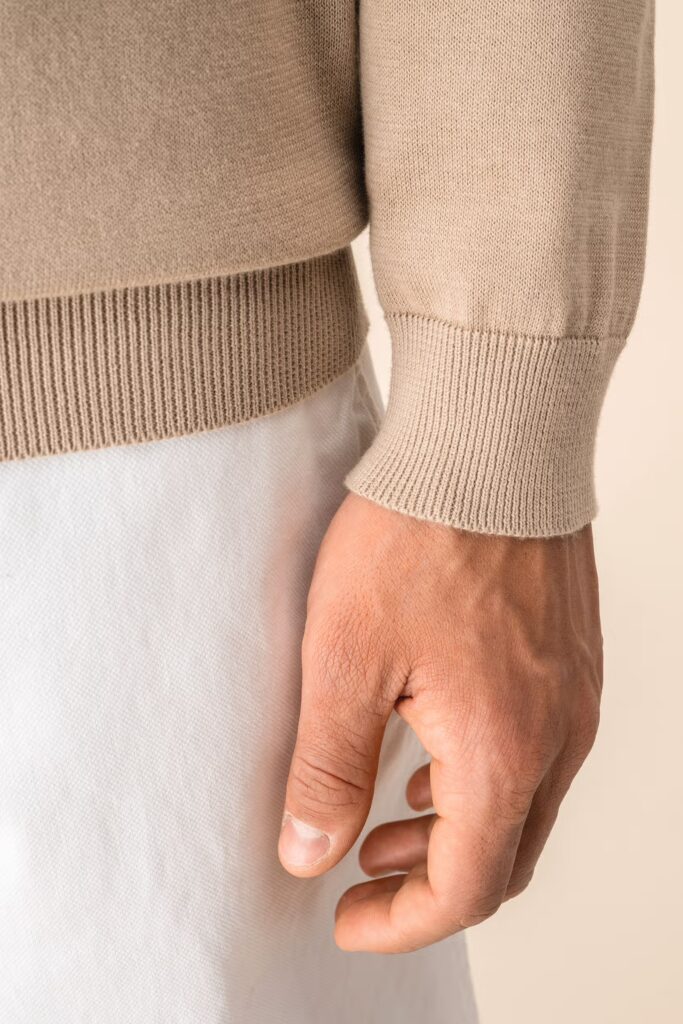 Pull écoresponsable à col rond homme